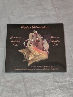 Limited edition CD titled Perlas Hispánicas, Camerata Amistad Trio and Herrera